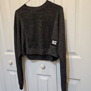 IVY PARK Charcoal Knit Top